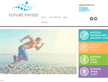 Tablet Screenshot of futurephysio.com